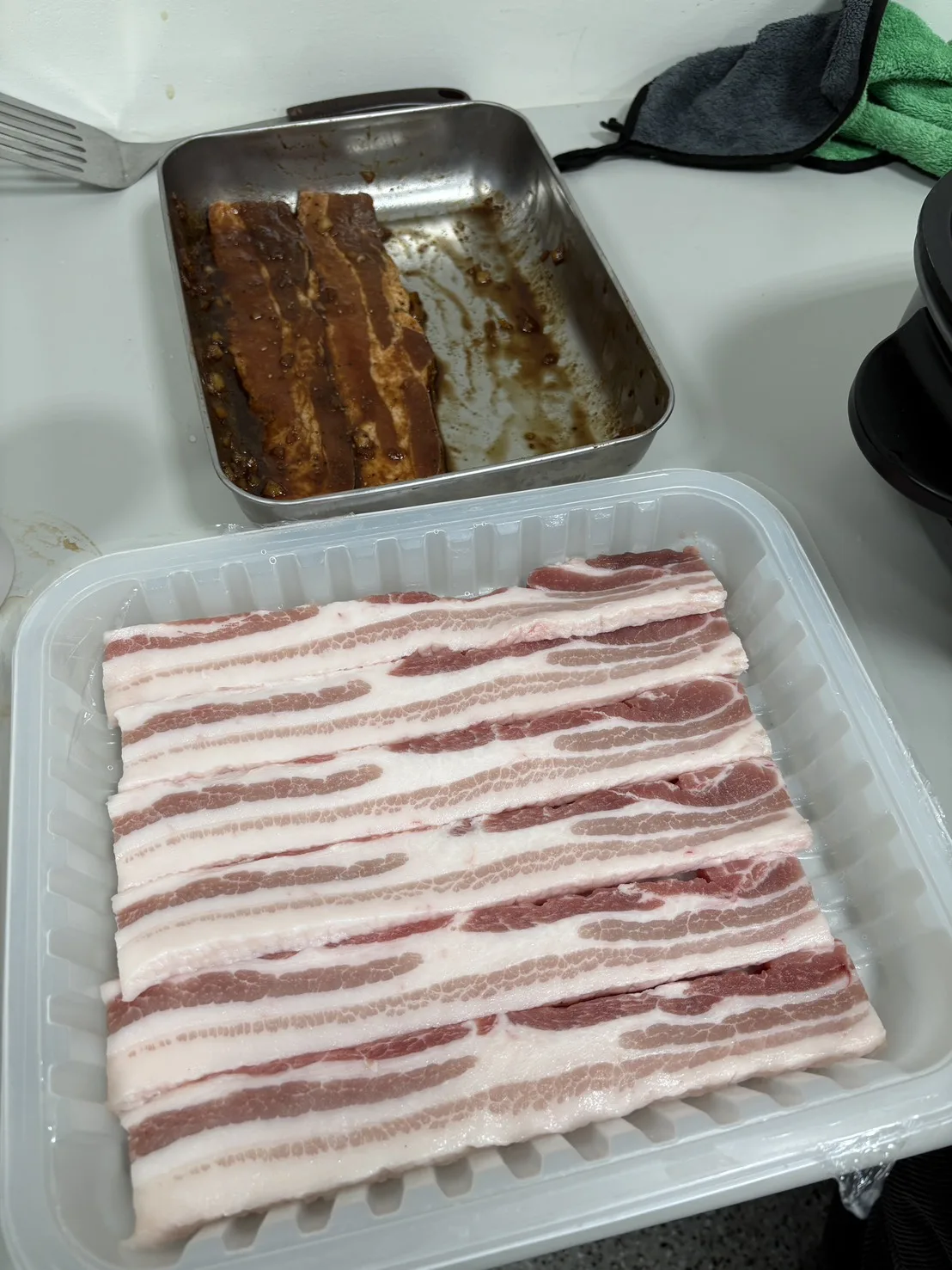 烤肉聚會準備的食材